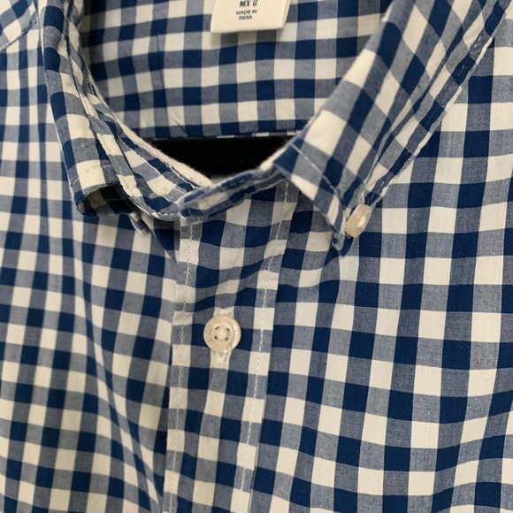 L.O.G.G. H&M Button Down Blue/Cream Shirt - Picture 4 of 8